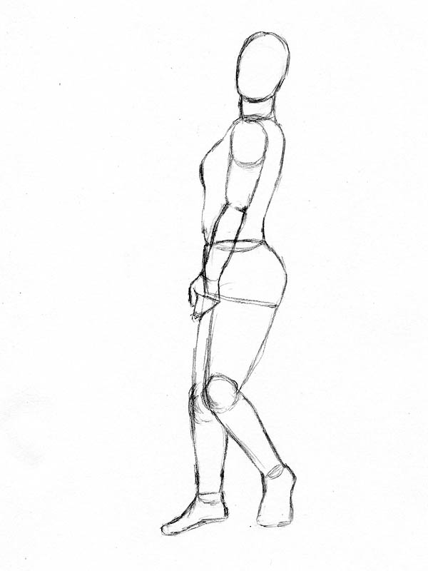 how to draw woman figure arm