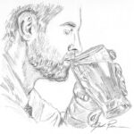 how to draw someone drinking