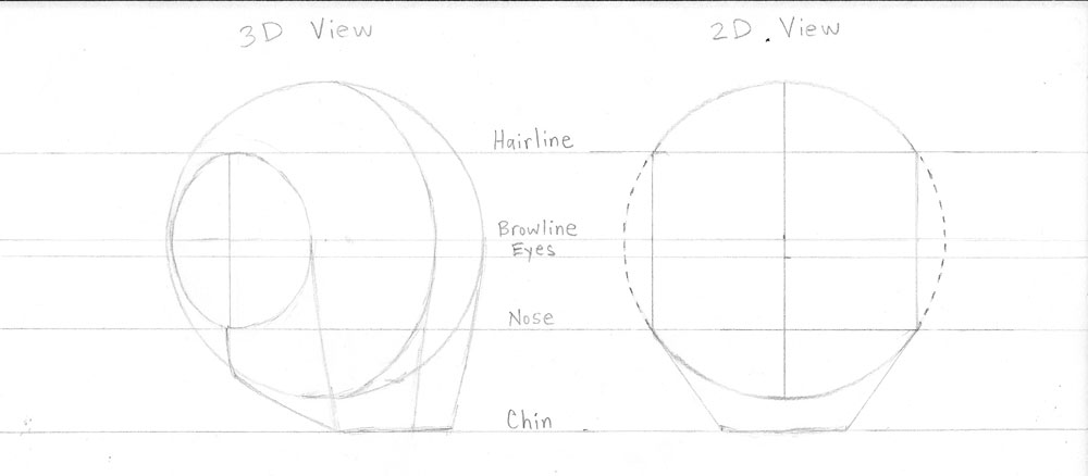 Loomis 3D and 2D view