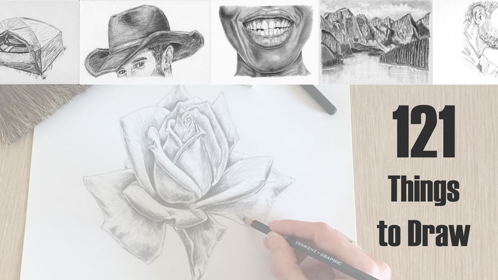 121 Things to Draw and How to Draw (Some of) Them - Let's Draw Today