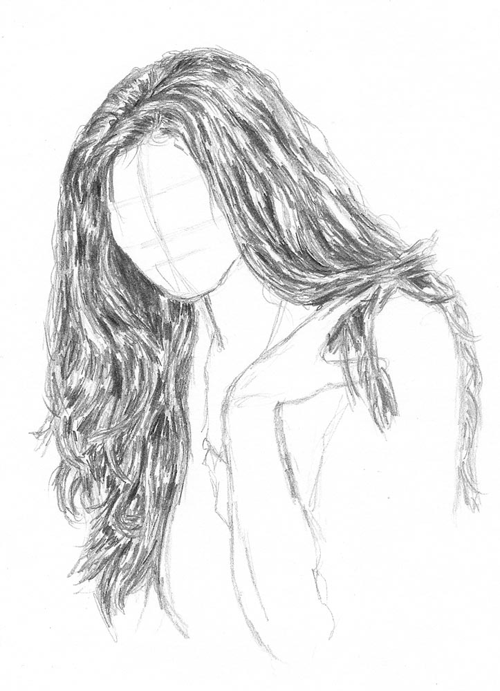 drawing people's hair