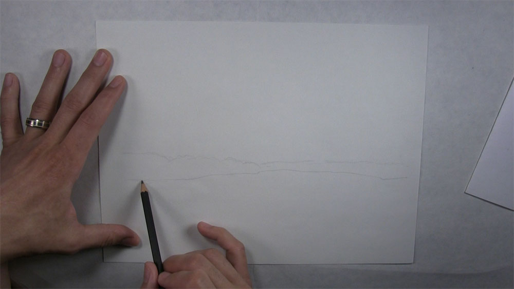 draw the lake outline