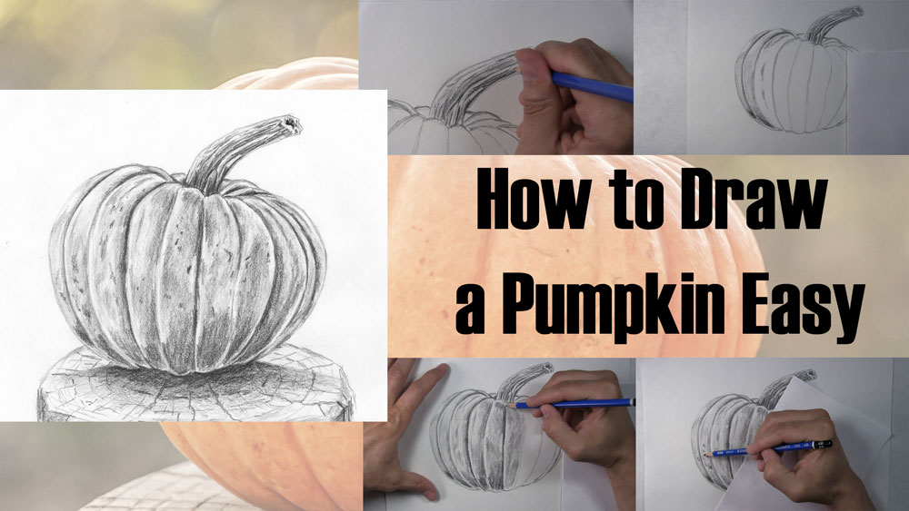 how to draw a pumpkin title