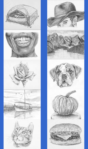 sign up for 10 free drawing courses