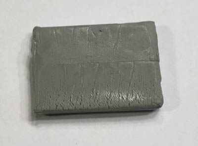 kneaded eraser before it is kneaded