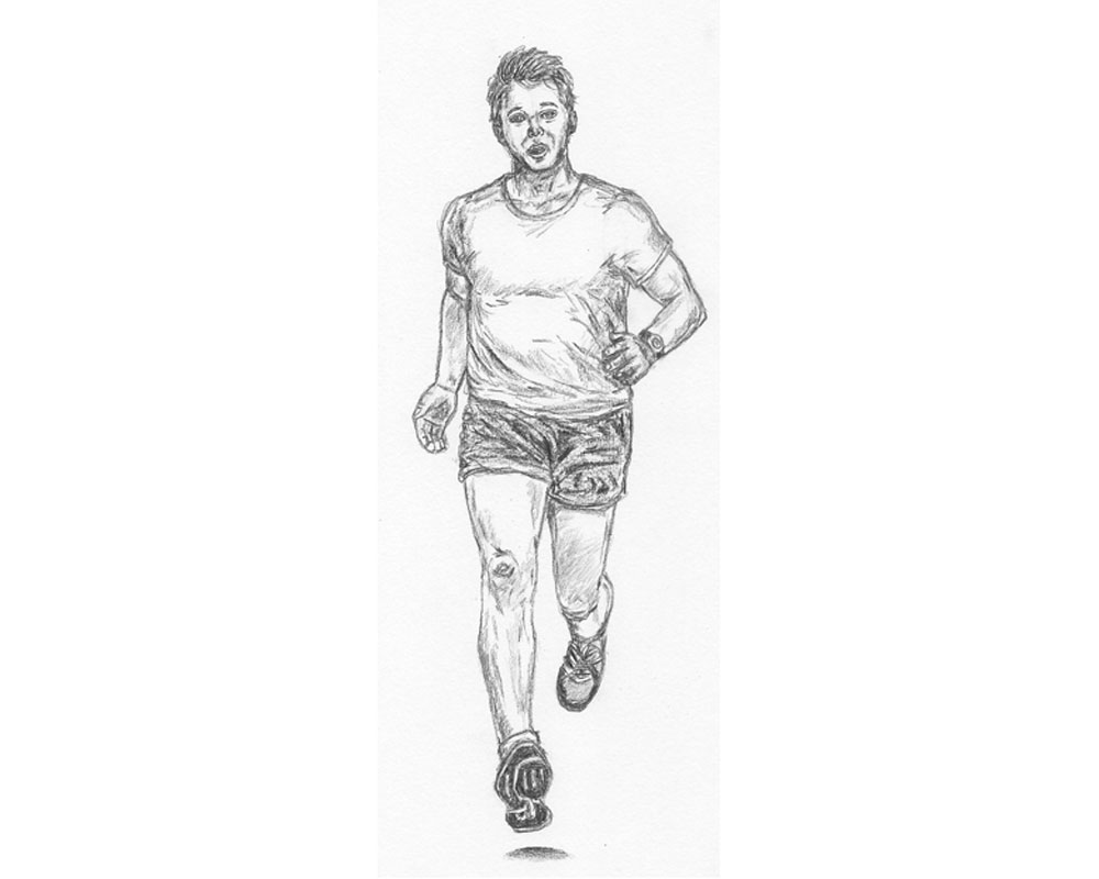how to draw a man running featured image