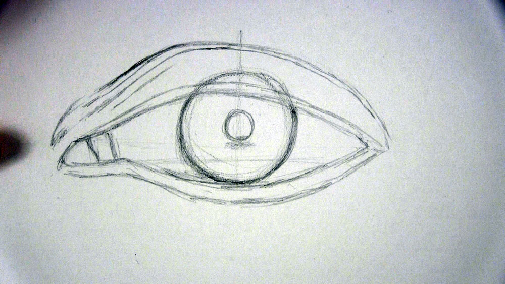 draw the pupil