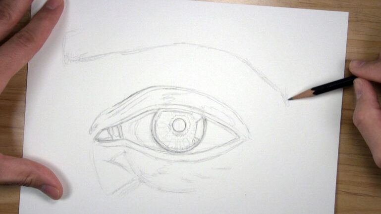 How to Draw a Realistic Eye - Let's Draw Today