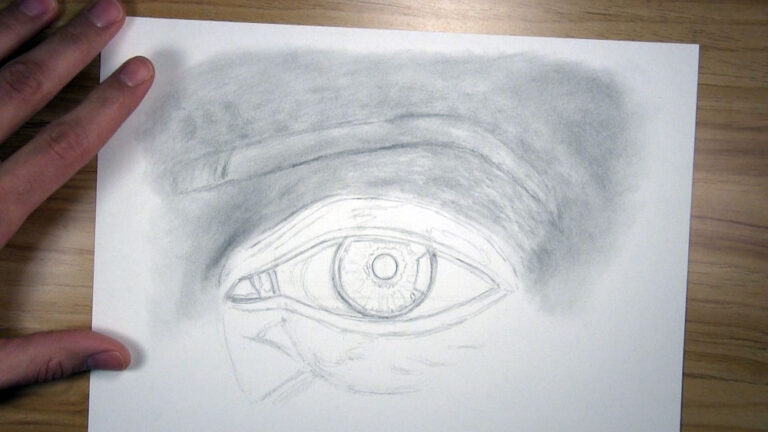 How to Draw a Realistic Eye - Let's Draw Today