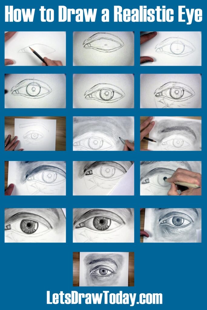 how to draw a realistic eye recap