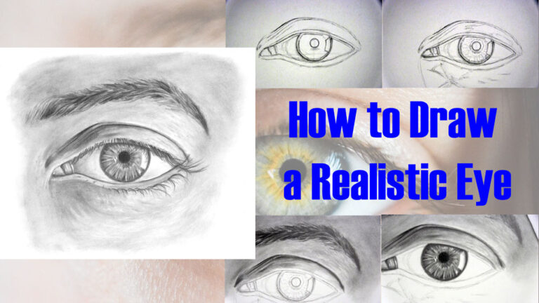 How to Draw a Realistic Eye - Let's Draw Today