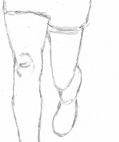 draw left leg