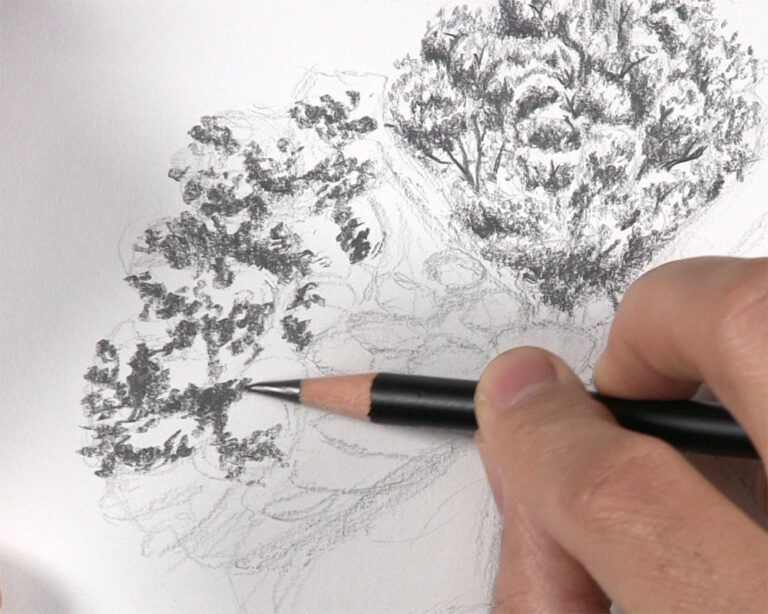 How to Draw a Tree with Leaves in a Surprisingly Familiar Way - Let's ...