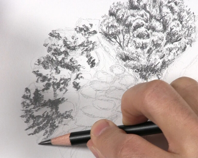 How to Draw a Tree with Leaves in a Surprisingly Familiar Way - Let's ...