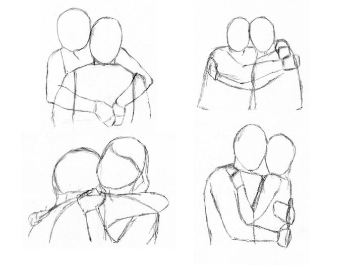 draw people hugging featured image