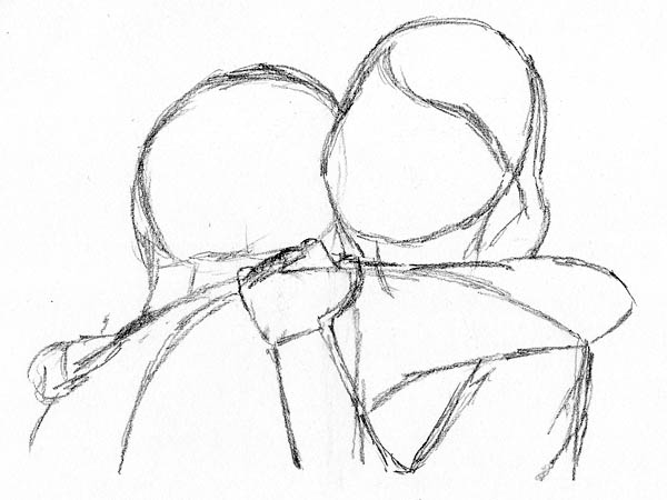 Happy Hug Day Drawing - Pencil Sketch || How To Draw a Hugging Couple Step  By Step || Easy drawing - YouTube