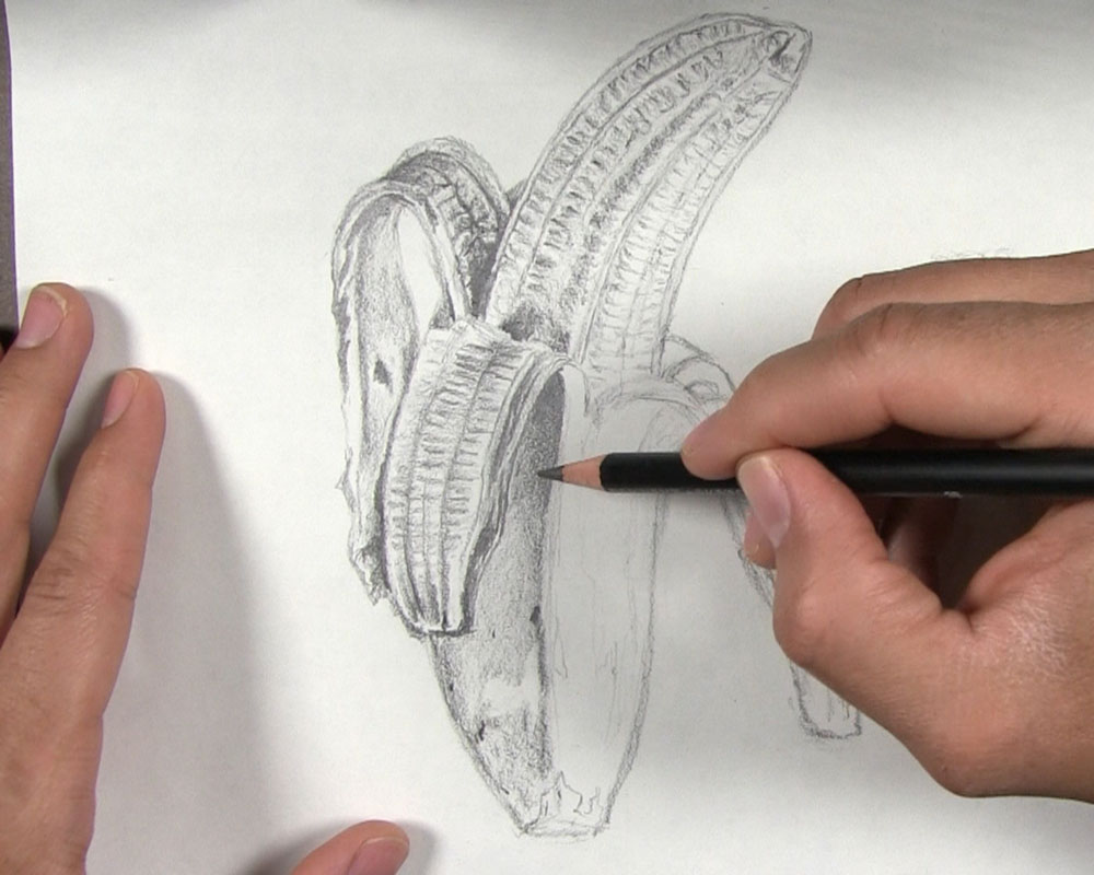 How to Draw a Banana - Easy Drawing Art