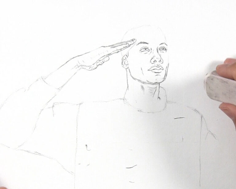 How To Draw A Soldier Saluting Easy Bloss Takis1958 0457