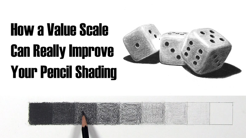 pencil shading value scale title