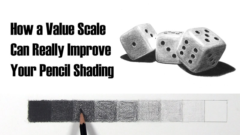 How a Value Scale Can Really Improve Your Pencil Shading - Let's Draw Today