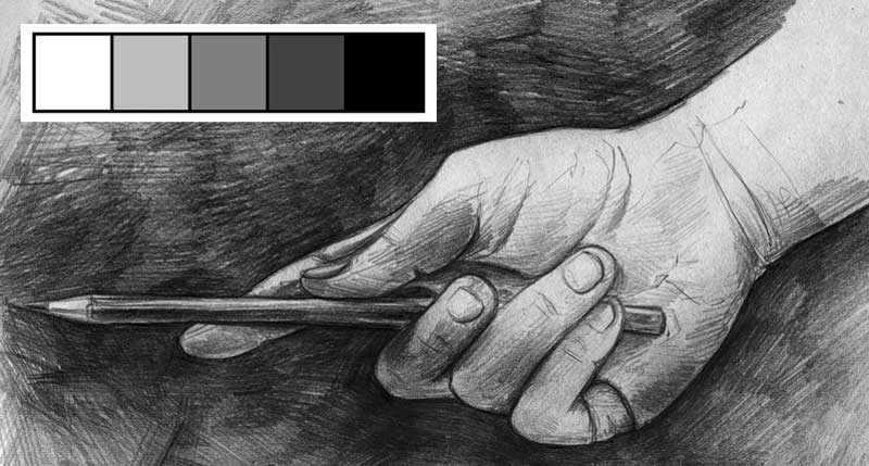 How a Value Scale Can Really Improve Your Pencil Shading - Let's