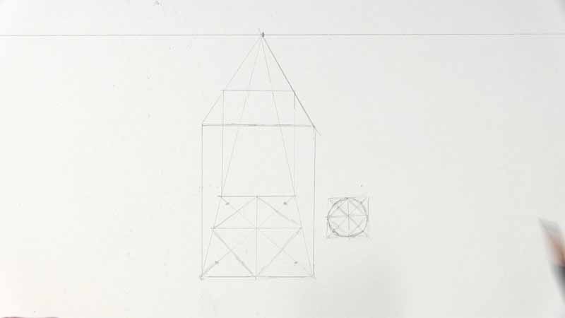 draw diamond shape base