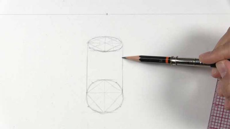 How to Draw a Cylinder in Perspective (3 Different Ways) - Let's Draw Today