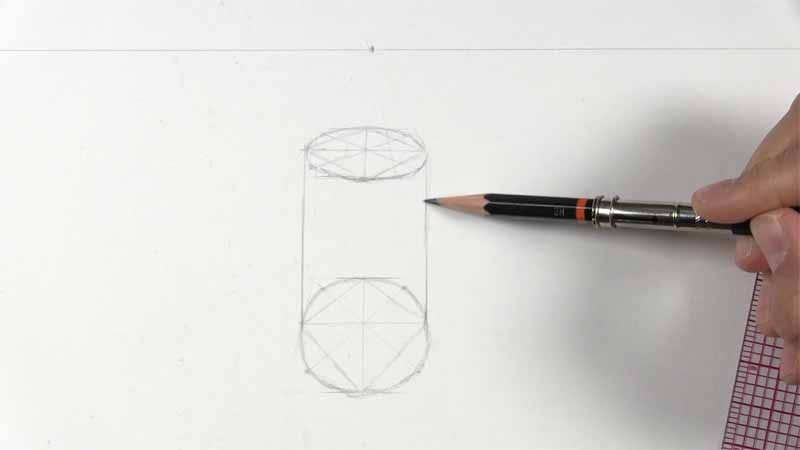draw cylinder sides