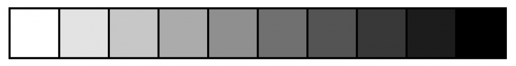 value scale 10 steps