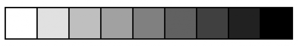 value scale 9 steps